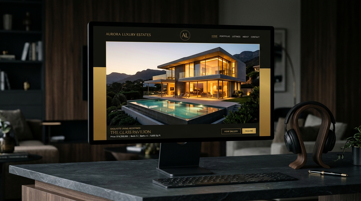 Luxury Real Estate Website Preview