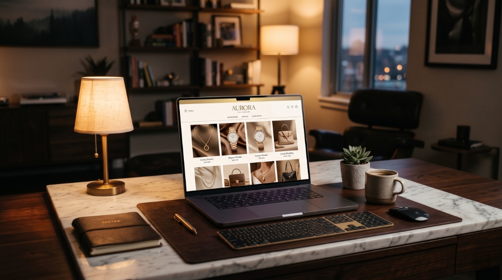 Luxury E-Commerce Online Storefront Showcase