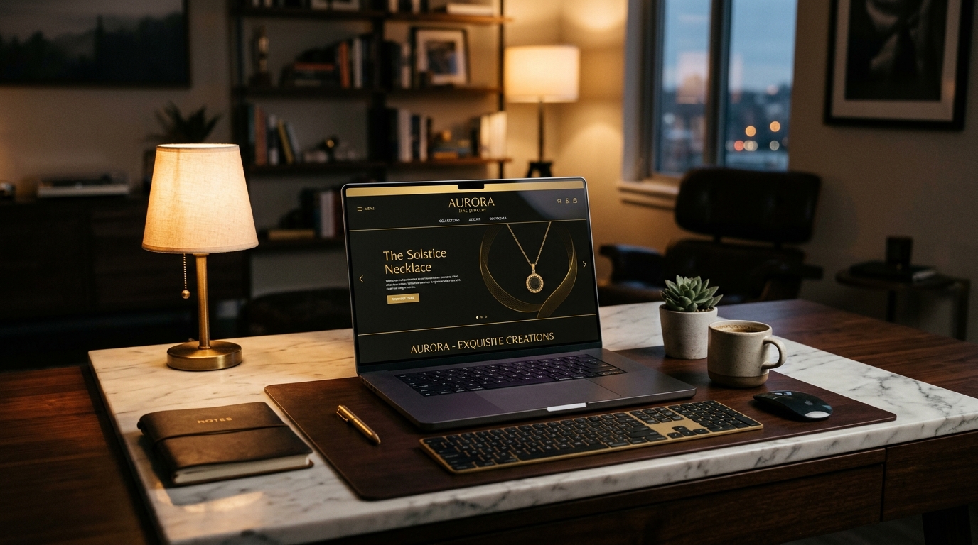 Premium Website Design Workspace